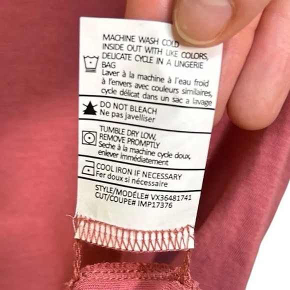 Vince - Women's Pima Cotton T-Shirt, Scoop Neck, Short Sleeve - Pink, X-Small - Picture 13 of 13